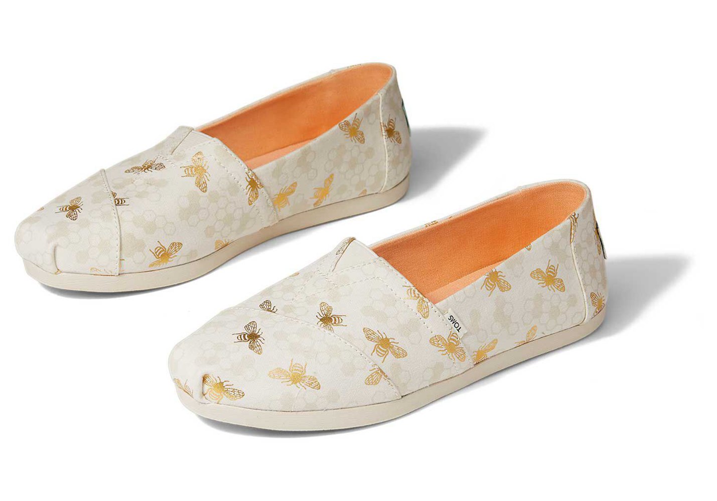 Toms Alpargata Bumble Bees Espadrille Beige - Womens - 01653-ZSIP